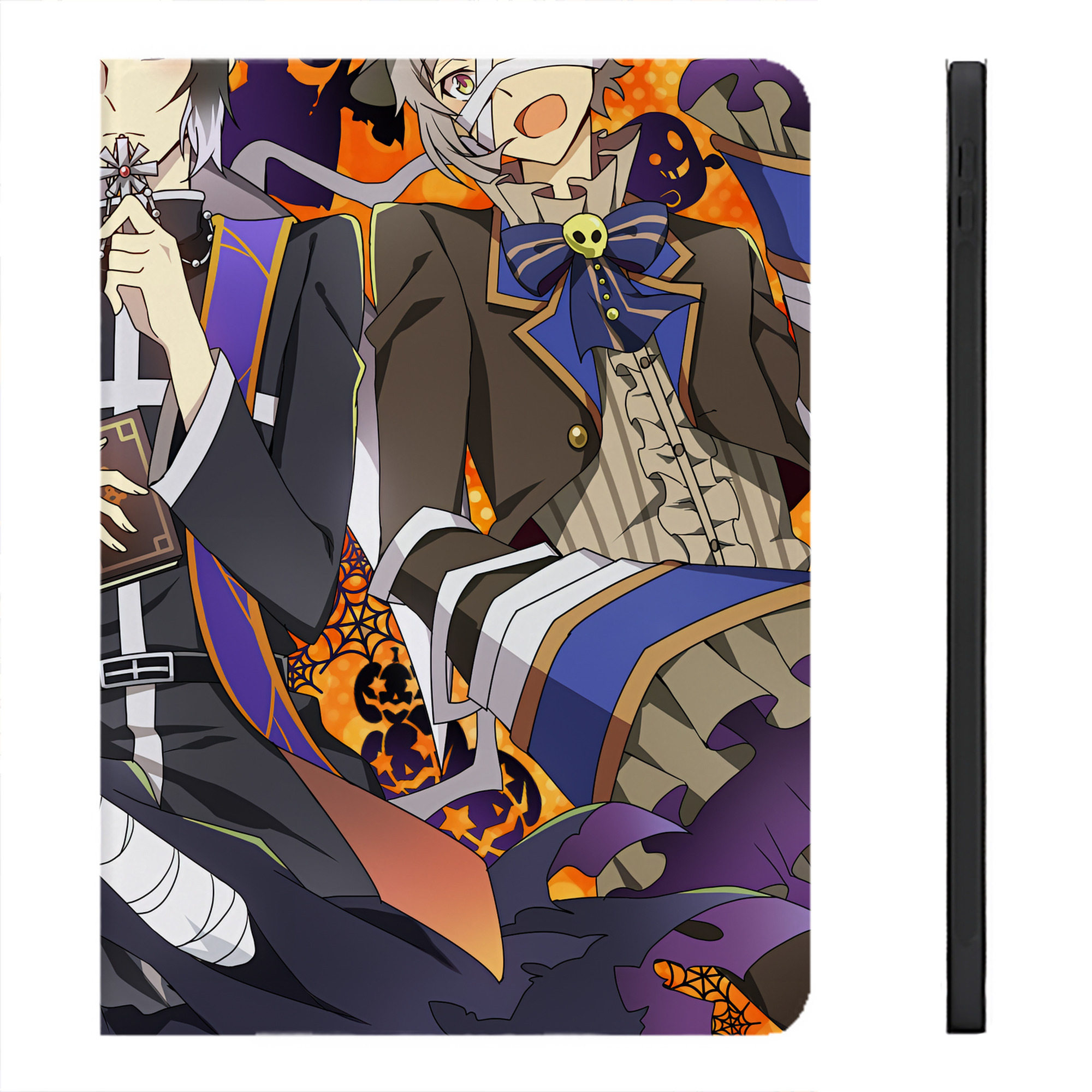 （画像用） 文豪ストレイドッグス Bungo Stray Dogs IPadケース ペンホルダー付き ブックスタイルデザイン